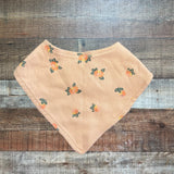 Hanna Andersson Dusty Rose Floral Print Bandana Bib