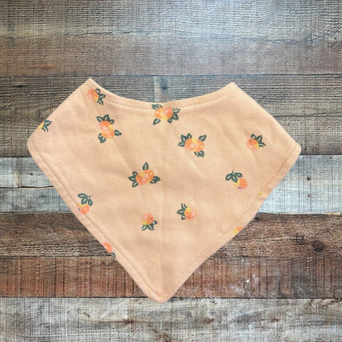 Hanna Andersson Dusty Rose Floral Print Bandana Bib