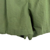 Pretty Garden Army Green Two Piece Vest Shorts Set- Size L (see notes)