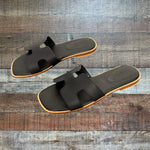 Project Cloud Memory Foam Black Jannel.a Sandals NWT - Size 8