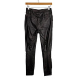 Spanx Noir Leather Like Skinny Pants - Size S (Inseam 25")