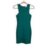 Forever 21 Emerald Green Fitted Dress - Size S