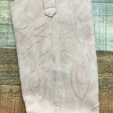 Pink Lily Blush Leather Cowgirl Boots- Size 8 (see notes)