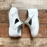 Angel White Leather T-Strap Mary Janes- Size 6