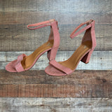 Windsor Pink Sparkle Glitter Heeled Sandals- Size 6 (see notes)