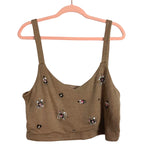 Reath & Wren Camel Beaded Sweater Cami- Size XL (sold out online)