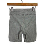 Free People Movement Heather Gray Biker Shorts- Size S