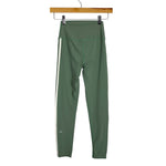 Splits59 Sage with White Side Stripes Leggings - Size S (Inseam 24.5”)