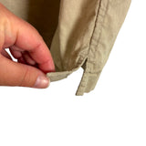 GAP Tan Made with Linen Button Front Top- Size XL