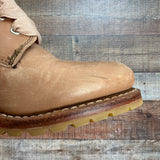 Frye Sabrina 6G Leather Lace Up Boots- Size 8.5