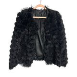 No Brand Black Open Front Jacket- Size S (see notes)