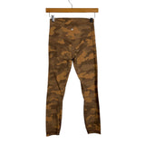 Lululemon Tan Camo Leggings - Size 6 (inseam 24")