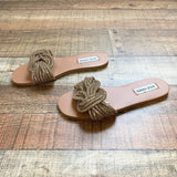 Steve Madden Bronze Rhinestone Slide Sandals- Size 7.5