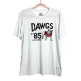 Life is Good White Dawgs Tee- Size M (see notes)