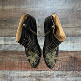 Chloe Black Studded Leather Buckle Ankle Booties- Size 39 (see notes)