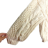 POL Cream Cable Knit Mock Neck Sweater NWT- Size S