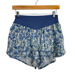 Offline By Aerie Light Blue Floral Print Shorts - Size M