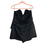 River Island Black Strapless Mini Romper- Size UK 18 (US 14, sold out online)