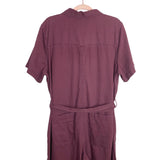Old Navy Plum Belted Jumpsuit- Size XL (sold out online)