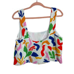 Show Me Your Mumu Printed Cropped Top NWT- Size S (we have matching shorts)