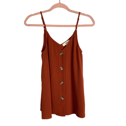 Entro Brick Button Front Tank- Size S