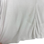 Free People Movement White Ribbed Sheer with Back Cut Out Crop Top- Size S (see notes)
