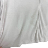 Free People Movement White Ribbed Sheer with Back Cut Out Crop Top- Size S (see notes)