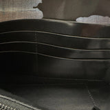 Giorgio Armani Milano Black Zip Around Wallet with Wrist Strap (LIKE NEW)