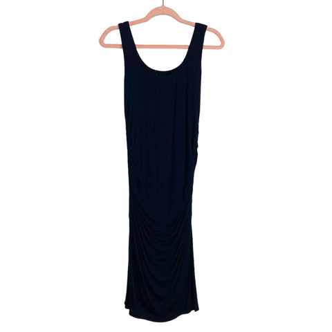 Ingrid & Isabel Maternity Navy Bodycon Tank Dress- Size S