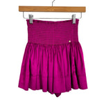 Natural Life Magenta Satin Shorts - Size S