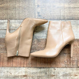 Vince Camuto Tan Soft Leather Heeled Booties- Size 8 (see notes)