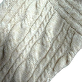 Pink Lily Cream Zipper Front Pullover- Size S (see notes)