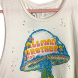 Trunk Ltd. Allman Brothers Band with Crochet Side Detail Sleeveless Tee- Size S (see notes)