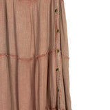 Free People Button Up Side Tank Dress- Size M