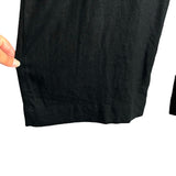 A New Day Black Linen Blend Wide Leg Drawstring Pants- Size M (sold out online, Inseam 30”)