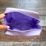 Saie Purple Vegan Leather Zipper Bag (see notes)