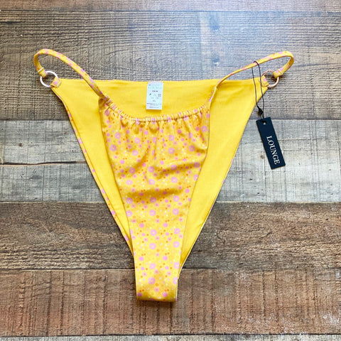 Lounge Yellow Floral Bikini Bottoms NWT- Size XL (we have matching bottoms)