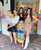 The Beaufort Bonnet Company White Pink Floral Design Criss Cross Back Top Shorts Set- Size 3T