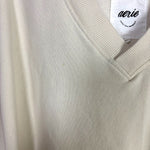 Aerie Cream V-Neck Sweatshirt- Size S (see notes)