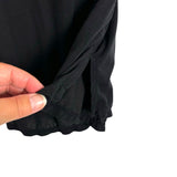 Athleta Black with Built-In Padded Bra and Back Criss Cross Straps Tank- Size M