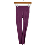 Lululemon Purple Side Pocket Leggings - Size 2 (Inseam 23")