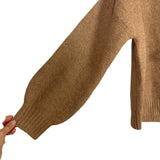 Pretty Garden Camel Tie Front Cardigan NWT- Size S