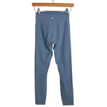 Lululemon Light Slate High Rise Leggings- Size 4 (Inseam 25”)