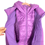 Lululemon Purple Hooded Puffer Vest- Size 14