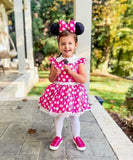Disney Mickey and Friends Pink Minnie Mouse Costume Dress-Size 2T (see notes)