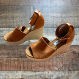 Steve Madden Suede Espadrille Wedge Sandals- Size 7 (see notes)