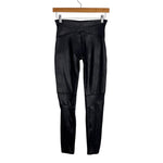 Spanx Black Faux Leather Leggings - Size M (Inseam 26")