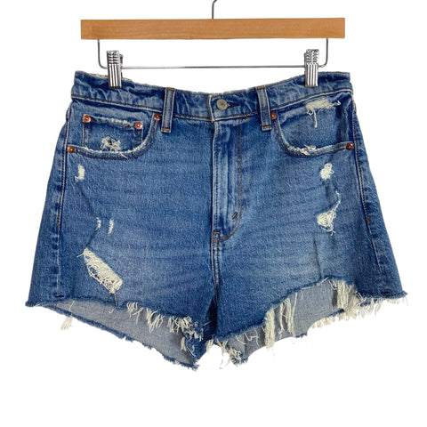 Abercrombie & Fitch The Mom Short High Rise Jean Shorts- Size 28/6 (see notes)