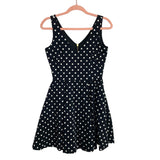 Morgan De Toi Black and White Polka Dot Dress- Size 36