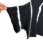 Year of Ours Black/White Tie Dye Crop Tee- Size M